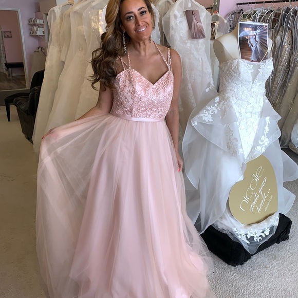 NEW WITH TAGS fairy tale pink gown 💕 - Picture 2 of 8